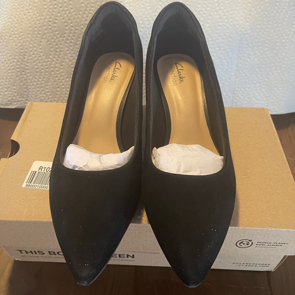 Clarks Black pumps- Teresa- soze 11W